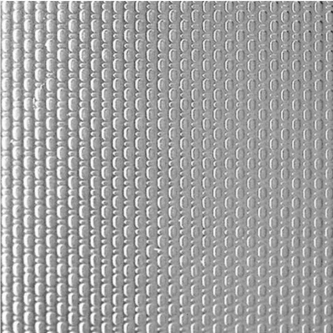 Inox gaufré & à relief